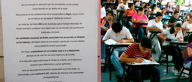 Universitarios viralizan peculiar comunicado sobre el correcto uso de los baños Universitarios viralizan peculiar comunicado sobre el correcto uso de los baños