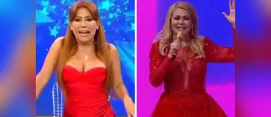 Magaly Medina y Gisela Valcárcel mantienen una rivalidad de muchos años. Foto: capturas de ATV y América TV Magaly Medina y Gisela Valcárcel mantienen una rivalidad de muchos años. Foto: capturas de ATV y América TV