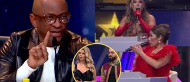 Sergio George y Susan Ochoa se enfrentan en La Gran Estrella. Susan Ochoa se enfrenta a Sergio George e insinúa preferencia hacia Yahaira Plasencia: “Por favor, escuche bien” | VIDEO