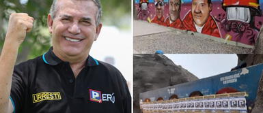 Pegan afiches políticos para las elecciones 2022 y dañan mural que rendía honor a valoerosos bomberos Pegan afiches políticos para las elecciones 2022 y dañan mural que rendía honor a valerosos bomberos