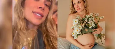 Ale Venturo anunció su embarazo junto a Rodrigo Cuba. Ale Venturo toma copa de vino durante embarazo y explica por qué lo hace