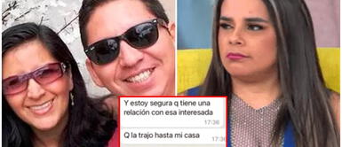 Esposa de notario, Katherine Tapia, le dijo a Magaly Medina que Giuliana Rengifo es una interesada Esposa de notario pucallpino sobre Giuliana Rengifo: “Esa interesada no va a venir a aprovecharse de lo que tenemos”