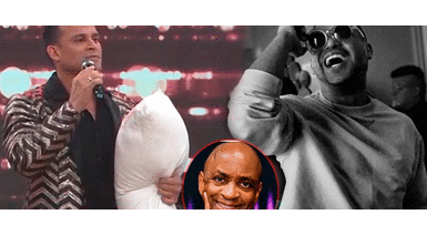 Edson Giselo Davila pisotea a Christian Domínguez delante de Sergio George al cantar y bailar EN VIVO Sergio George critica a Christian Domínguez por cantar EN VIVO y Edson Dávila lo opaca con rap a capella