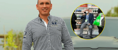 Rafael Fernández reaparece en feria de emprendedores. Rafael Fernández pasa desapercibido en feria en el Jockey Plaza