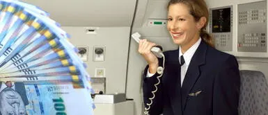 Las aeromozas recibien una remuneración mensual que supera el doble del sueldo mínimo. ¿Cuánto puede ganar mensualmente una aeromoza en el Perú y cuáles son los requisitos?