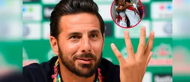 Claudio Pizarro fue capitán de la selección peruana. Claudio Pizarro: "Estoy muy contento con lo que he logrado"