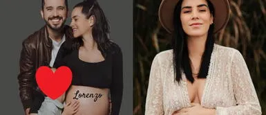 María Paz con vestido de punto embarazo María Paz y el elegante y atractivo look de punto con el que inmortalizó su embarazo