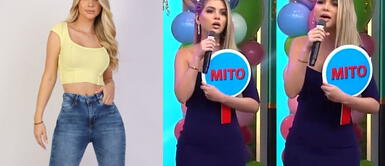 La popular 'Baby Brune' fue protagonista de 'América Hoy' tras fotos. Brunella Horna se enfrente a Ethel Pozo EN VIVO: “Tienes la culpa que tenga fama de borracha” | VIDEO