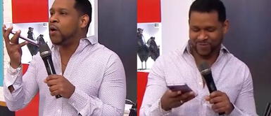 El popular Edson Dávila pasó la vergüenza de su vida EN VIVO. Giselo llama a su manager y pasa el roche de su vida EN VIVO: “Tú me obligaste a renunciar y no me pagas” | VIDEO