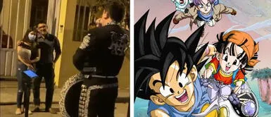Sorprende a su novia con canción de Dragon Ball Hombre sorprende a su novia contratando a mariachis para que le dediquen canción de Dragon Ball