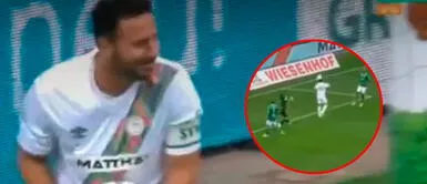 Claudio Pizarro anotó su primer gol de cabeza en el partido de despedida Como en los buenos tiempos: Pizarro anota gol de cabeza en su partido de despedida