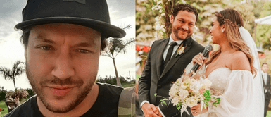 Julián Alexander orgulloso de su traje de novio Julián Alexander presume del traje que usó para casarse con Ethel Pozo: “Lo logramos”