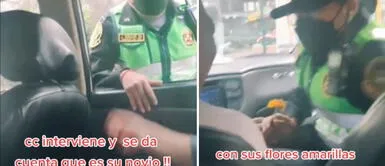 Perú: policía interviene a conductor por falta y descubre que era su novio Perú: policía interviene a conductor por falta y descubre que era su novio