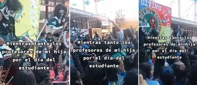 Arequipa: profesores de colegio sorprenden a estudiantes y dan concierto vestidos de Kiss Arequipa: profesores de colegio sorprenden a estudiantes y dan concierto vestidos de Kiss