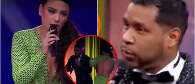 Cielo Torres contra Edson Dávila tras empujarla EN VIVO en La Gran Estrella Cielo Torres contra Giselo tras empujarla EN VIVO: "No soy Susan Ochoa, pero a mí no me tratarás así"