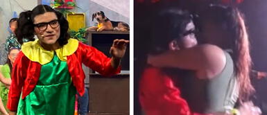 Graban a ‘Chilindrina huachana’ con anfitriona Graban a ‘Chilindrina huachana’ con señorita y usuarios le reclaman: "Cuida tu personaje"