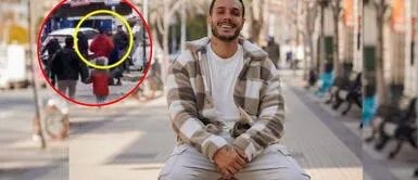 Mario Irivarren corre tras su camioneta que era llevada por grúa en Gamarra. Mario Irivarren corre tras su camioneta que era llevada por grúa