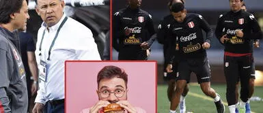 Futbolistas de la selección peruana cenaron hamburguesa Juan Reynoso explotó porque jugadores de la selección comieron hamburguesas | VIDEO