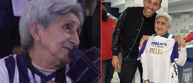 Abuelita cumplió su sueño de conocer al delantero de Alianza Lima, Hernán Barcos Barcos regaló camiseta de Alianza Lima a la señora Imelda: "Mi abuela cumplió su sueño"