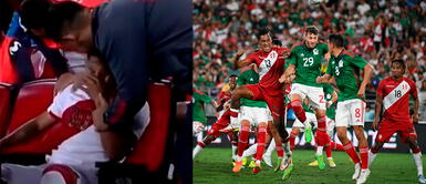 Raúl Ruidíaz rompió en llanto tras salir del partido. Raúl Ruidíaz se quiebra luego de salir a los 9 minutos e hinchas lo alientan