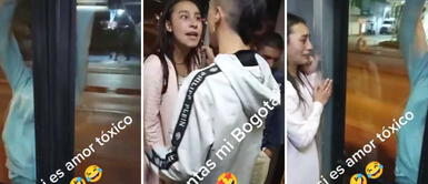 Joven se aferró a puerta de bus en movimiento tras discutir con su pareja Joven se aferró a puerta de bus en movimiento tras discutir con su pareja | VIDEO