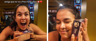 Peruana en Berlín emocionada al recibir turrón de Doña Pepa Peruana en Berlín emocionada al recibir turrón de Doña Pepa: “Bailo hasta abajo con el turrón”