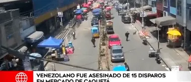 SMP: sicarios asesinan de 15 balazos a extranjero en el mercado de Caquetá SMP: sicarios acribillan a hombre en el mercado de Caquetá