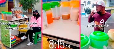 Venezolana vende desayuno peruano y conmociona redes: “Los preparo yo misma” Venezolana ‘raya’ vendiendo desayuno peruano y sorprende en redes: “Los preparo yo misma”