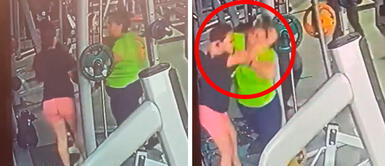 Mujeres se pelean por máquina de pesas en gimnasio Mujeres se pelean por una máquina de pesas en gimnasio | VIDEO