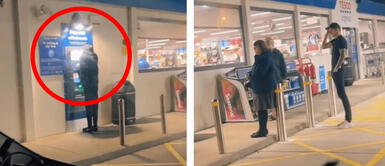 Coloca maniquí en cajero automático y genera gran fila TikTok Viral: coloca maniquí en cajero automático y genera gran fila