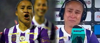 Sandy Dorador anotó el primer gol de Alianza Lima en la final del fútbol femenino ante Carlos A. Mannucci Sandy Dorador rompió en llanto tras campeonar: "Alianza Lima es mi hijo y mi madre a la vez"