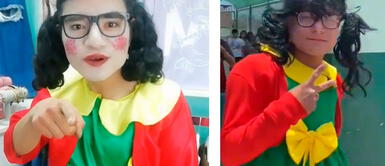 Alex Brandon es la Chilindrina Huachana y Arath Terrones, la ‘Chili Chepén’. Foto: composición LR/captura TikTok Alex Brandon es la Chilindrina Huachana y Arath Terrones, la ‘Chili Chepén’. Foto: composición LR/captura TikTok