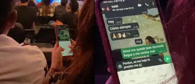 Me quedé dormida: joven capta a mujer mintiendo a su pareja sobre el lugar donde estaba "Me quedé dormida": joven capta a mujer mintiendo a su pareja y usuarios se indignan