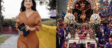 Katy Jara comparte mensaje sobre procesión religiosa ¿Cuál fue el POLÉMICO mensaje de Katy Jara contra la procesión de EL SEÑOR DE LOS MILAGROS? | FOTOS