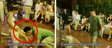 Celebra boda quitando con los dientes lencería de la novia, pero ¡ese no era el esposo! Celebra boda quitando con los dientes lencería de la novia, pero ¡ese no era el esposo! | VIDEO
