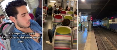 Dejan a su amigo dormido en un tren de Europa y despierta en la frontera con Francia Dejan a su amigo dormido en un tren de Europa y despierta en la frontera con Francia