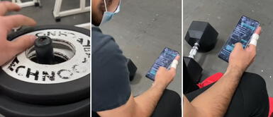 Empezando bien inspirado: joven revisa chats con su ex para motivarse a entrenar en gimnasio "Empezando bien inspirado": joven revisa chats con su ex para motivarse a entrenar en gimnasio