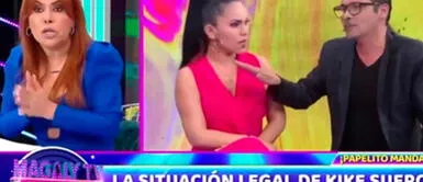 Magaly Medina contra Kike Suero Magaly Medina contra Kike Suero EN VIVO por invocar al notario: "¡No me vengas con chistes estúpidos!" | VIDEO