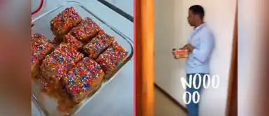 ‘Giselo’ se apropia de turrón regalado por parte de Ethel Pozo y lo vende: “A 8 soles la porción” ‘Giselo’ se apropia de turrón regalado por parte de Ethel Pozo y lo vende: “A 8 soles la porción”