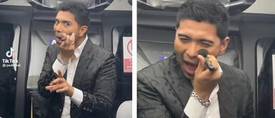 Christian Yaipén se maquilla como todo un experto Christian Yaipén se maquilla como todo un experto y usuarios lo celebran: "Usa la brocha mejor que yo"