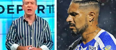 Eddie Fleischman y Paolo Guerrero Eddie Fleischman MINIMIZA a Paolo Guerrero: “¿Qué refuerce al equipo? No está en capacidad”