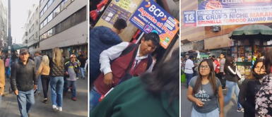 Peruano aprovecha demanda en el Centro de Lima y se convierte en agente andante Peruano aprovecha demanda en el Centro de Lima y se convierte en "agente andante"