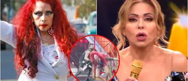 Monique Pardo demandaría a Gisela Valcárcel. Monique Pardo tras caída en el programa de Gisela Valcárcel: "No quisiera demandarla, pero no me queda de otra"