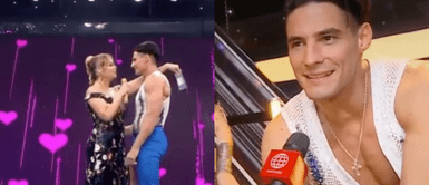 Facundo González no esperó el detalle de Gisela Valcárcel. Foto: captura de América TV Facundo González no esperó el detalle de Gisela Valcárcel. Foto: captura de América TV