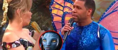 Edson Dávila no dudó en bromear con su jefa luego de ver su particular peinado. GISELO sorprende a GISELA VALCÁRCEL con su nuevo disfraz: “Felizmente no se puso este enterizo porque sería un avatar”