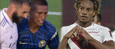 André Carrillo llenó de elogios a Pedro Aquino, quien felicitó a Karim Benzema por ganar el Balón de Oro AQUINO felicita a BENZEMA por el Balón de Oro y CARRILLO reacciona: "Crack eres tú"