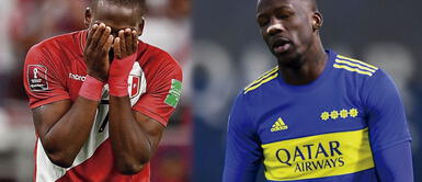 Luis Advíncula no la pasa bien con la camiseta de Boca Juniors de Argentina Hinchas de BOCA molestos con ADVÍNCULA: "Dejó sin Mundial a Perú y sin título a nosotros"