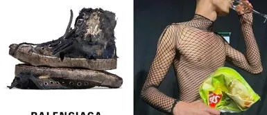 bolso de Alta Costura inspirado en bolsa de papas Balenciaga estrena nuevo accesorio de lujo idéntico a un empaque de papas fritas