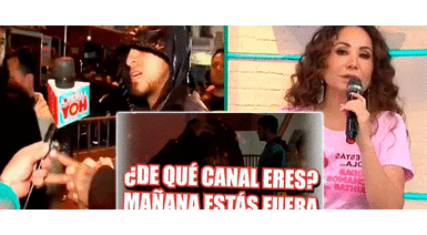 Janet Barboza cuadra a Miguel Trauco tras maltratar a reportero de América Hoy en concierto de Daddy Yankee JANET BARBOZA critica a MIGUEL TRAUCO tras maltratar a reportero de "AMÉRICA HOY"