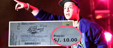 Daddy Yankee: internautas recuerdan cuando su show costaba 10 SOLES Daddy Yankee: internautas recuerdan cuando su show costaba 10 SOLES